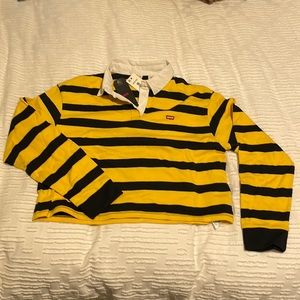 Levi’s Black and Yellow Rugby Shirt